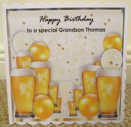 Birthday BEER Celebration - Background by Johanna Lambert