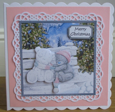 Christmas Tatty teddy me and my teddy bear by Johanna Lambert