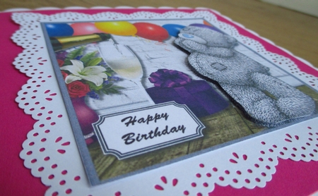 Tatty teddy Birthday celebration by Johanna Lambert