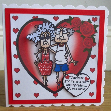 8x8 Stella and Gus still rock valentine mini kit by Johanna Lambert