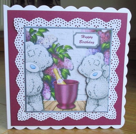 Tatty teddy various occasion card front by Johanna Lambert