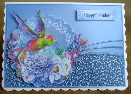 Hummingbird Bouquet Bumper Kit.1 by Johanna Lambert