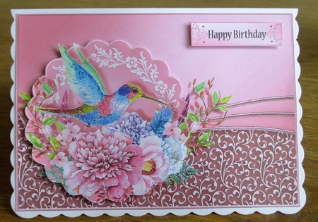 Hummingbird Bouquet Bumper Kit.1 by Johanna Lambert