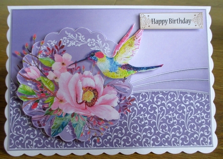 Hummingbird Bouquet Bumper Kit.1 by Johanna Lambert