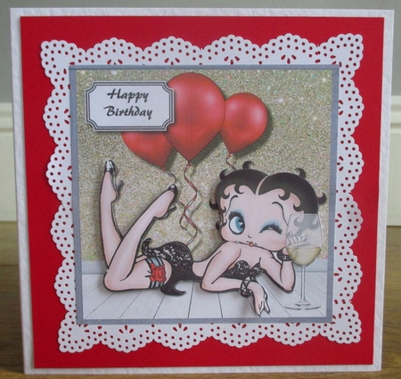Betty Boop in the mood to party 2 by Johanna Lambert