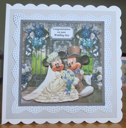 Wedding Day Mickey and Minnie by Johanna Lambert