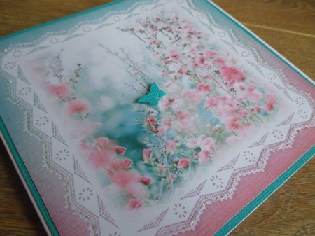 Flowers and Lace 7 by Johanna Lambert