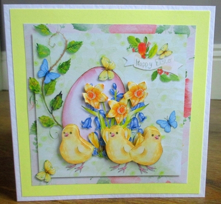 Easter - Cute Chicks & Insert by Johanna Lambert