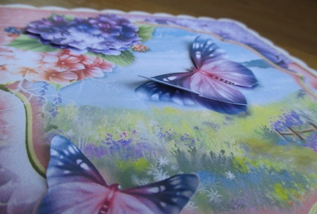 Hydrangea and Seaside Square Quick Card by Johanna Lambert