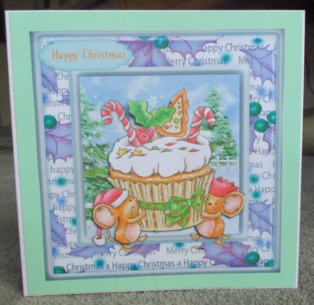 Christmas Cupcake Mice  by Johanna Lambert