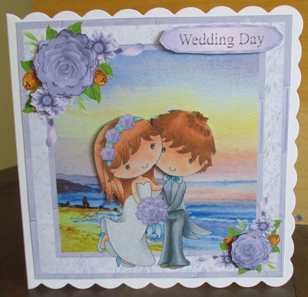 Beach Wedding Mini Kit & Decoupage by Johanna Lambert