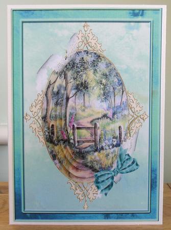 Woods in Summer Step by Step Decoupage Card by Johanna Lambert
