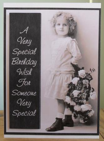 Very Special Birthday Wish Card Front by Johanna Lambert