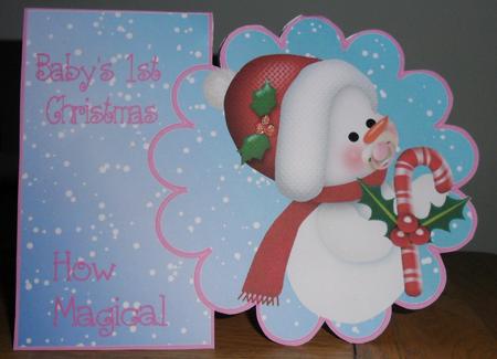 Snowbaby 1st Christmas - Girl by Johanna Lambert