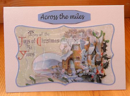 The Water Mill at Christmas by Johanna Lambert