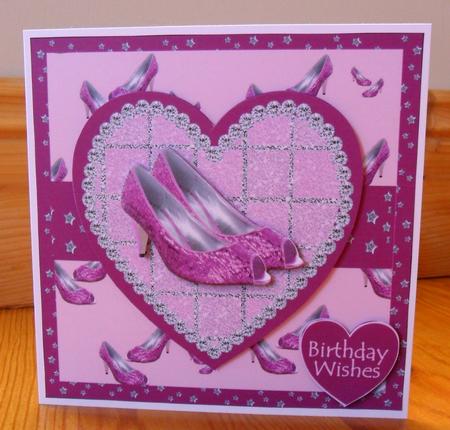 Purple Party Shoes by Johanna Lambert