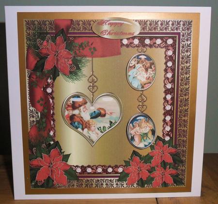 Christmas Vintage Tokens by Johanna Lambert