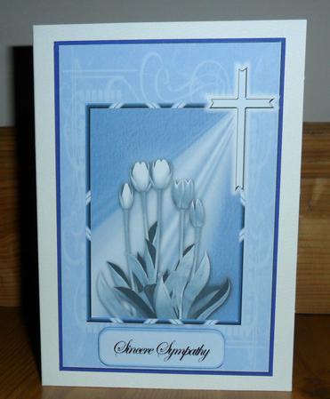 Tulips Easter/sympathy Card by Johanna Lambert