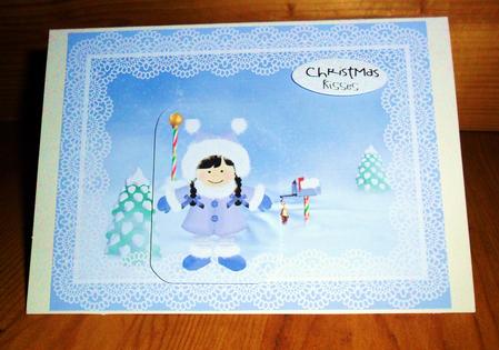 Christmas Snow Girl by Johanna Lambert