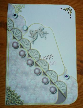 Cherry Blossom Scalloped Pocket Card Kit by Johanna Lambert