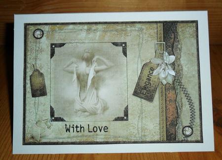 Elegant Grunge Quick Card by Johanna Lambert