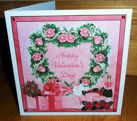 Heart of Roses Quick Card by Johanna Lambert