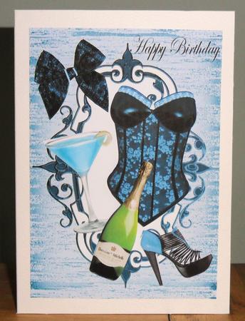 Blue Bubbly, Matching Blue Accessories by Johanna Lambert