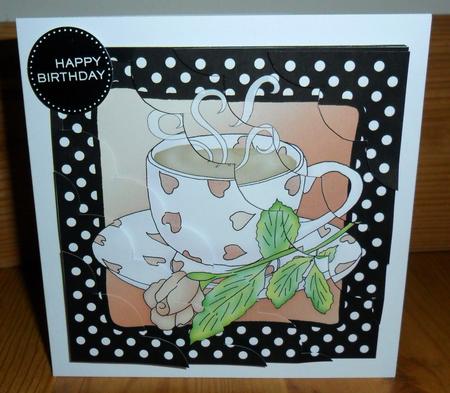 8 x 8 Coffee Time Kit with Scalloped Corners by Johanna Lambert
