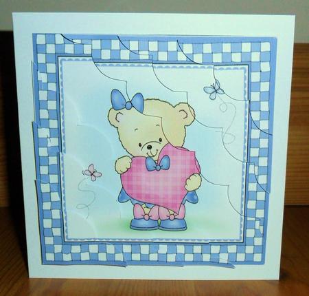 8 x 8 Rosie's Heart Kit with Scalloped Corners by Johanna Lambert