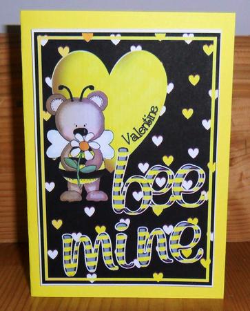 Valentine Bee Mine by Johanna Lambert