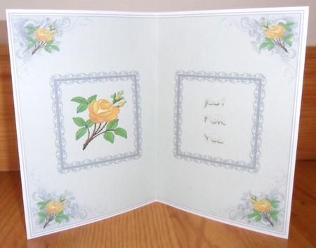 Floral Insert 61 Just for You by Johanna Lambert