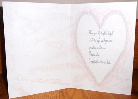 Wedding Insert 2 by Johanna Lambert