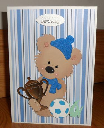 French Navy Card Front and Vellum Insert by Johanna Lambert