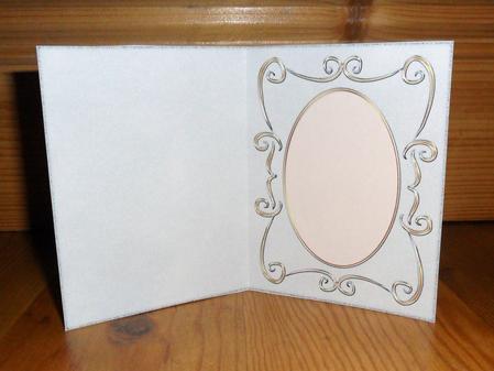 Swirly Frame with Oval Insert / Card Base 2 by Johanna Lambert