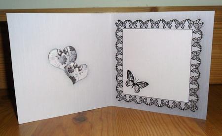 Elegant Romance Matching Insert Square Portrait by Johanna Lambert