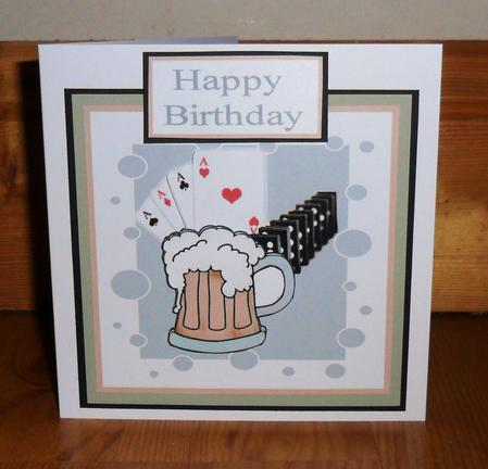 Beer Cards and Dominoes by Johanna Lambert
