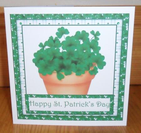 Good Luck Shamrock Pot by Johanna Lambert