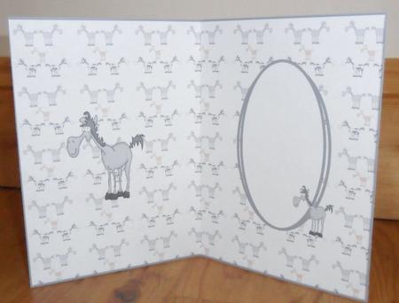 Horse Grey Blank by Johanna Lambert