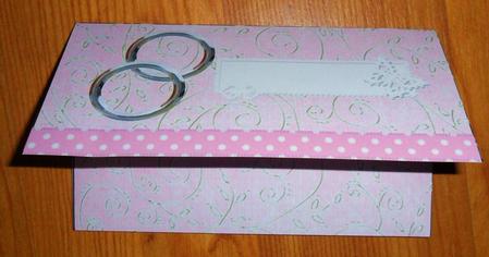 Pink Wedding Money Wallet by Johanna Lambert