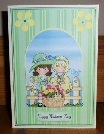 Mothers Day Card Front by Johanna Lambert