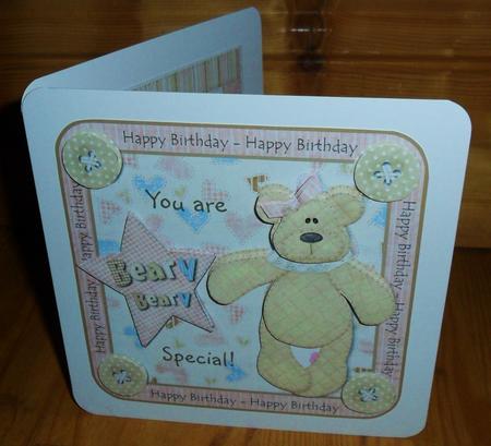 Beary Beary Special Card Front with Insert by Johanna Lambert