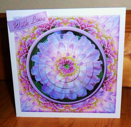 Circular Easy-position Pyramid - Lilac Dahlia by Johanna Lambert