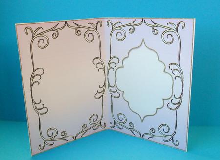 Swirls Insert for Various Occasions Cards (4) by Johanna Lambert