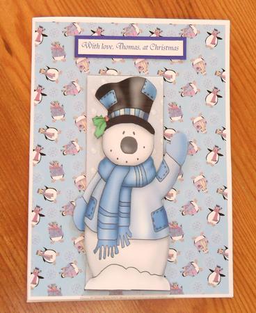 Winter Penguin Friends - Background Paper by Johanna Lambert