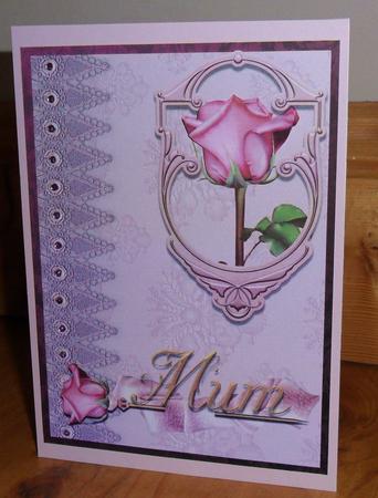A Card for Mum (with Decoupage) by Johanna Lambert