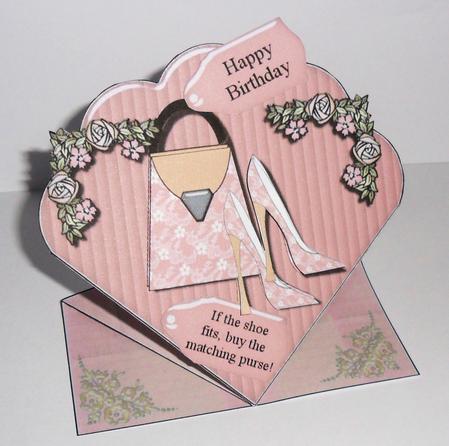 Shopping Diva Sprint Top Card by Johanna Lambert