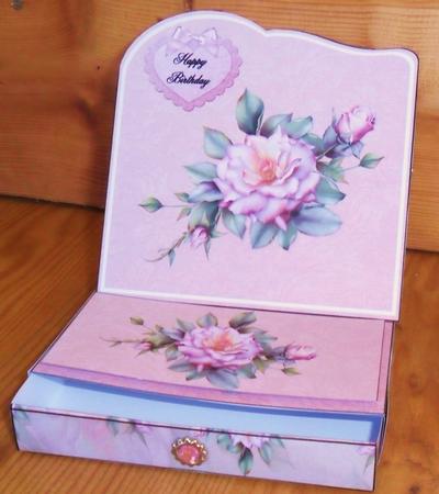 Floral Easel Drawer Card Kit by Johanna Lambert