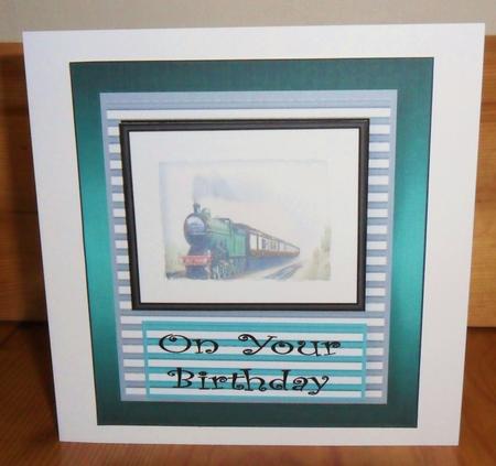 Retirement /birthday Train by Johanna Lambert