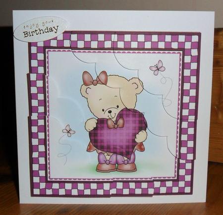 8 x 8 Rosie's Heart Kit with Scalloped Corners by Johanna Lambert