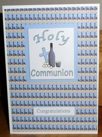 Holy Communion Blue by Johanna Lambert